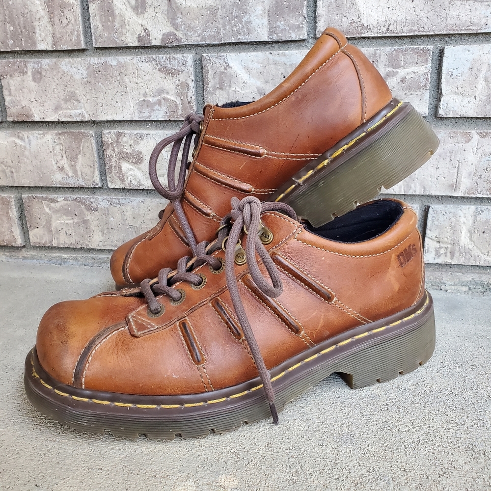 Dr. Martens vintage Oxford lace shoes leather mens